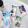 Милый Чехол для Телефона Chobits Мягкий Прозрачный Чехол для iPhone 17 16 15 14 13 12 11 Pro Max Mini Plus Чехол-Крышка