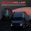 TCYATO universal antenna light for car and trucks, decorative LED , seven-color flowing light, flashing navigator light