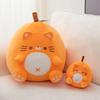 Новая плюшевая игрушка-кукла рыжий кот, офисная подушка для дивана, милая кукла в подарок