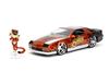Jada Toys Jada Toys Cheetos 1985 Chevy Camaro Z28 Diecast Car Chester Cheetah Figure Orange 124 & 2.75"