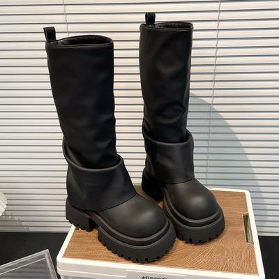 Модные балетки на платформе, женские высокие сапоги, дизайнерское платье, новая зимняя обувь, модные ботинки челси 2025, повседневный спортивный бренд, готические ботильоны для женщин