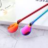 New Metal Bar Tea Bent Filter Coffee Spoons Drinking Straw Stainless Steel Straws Spoon