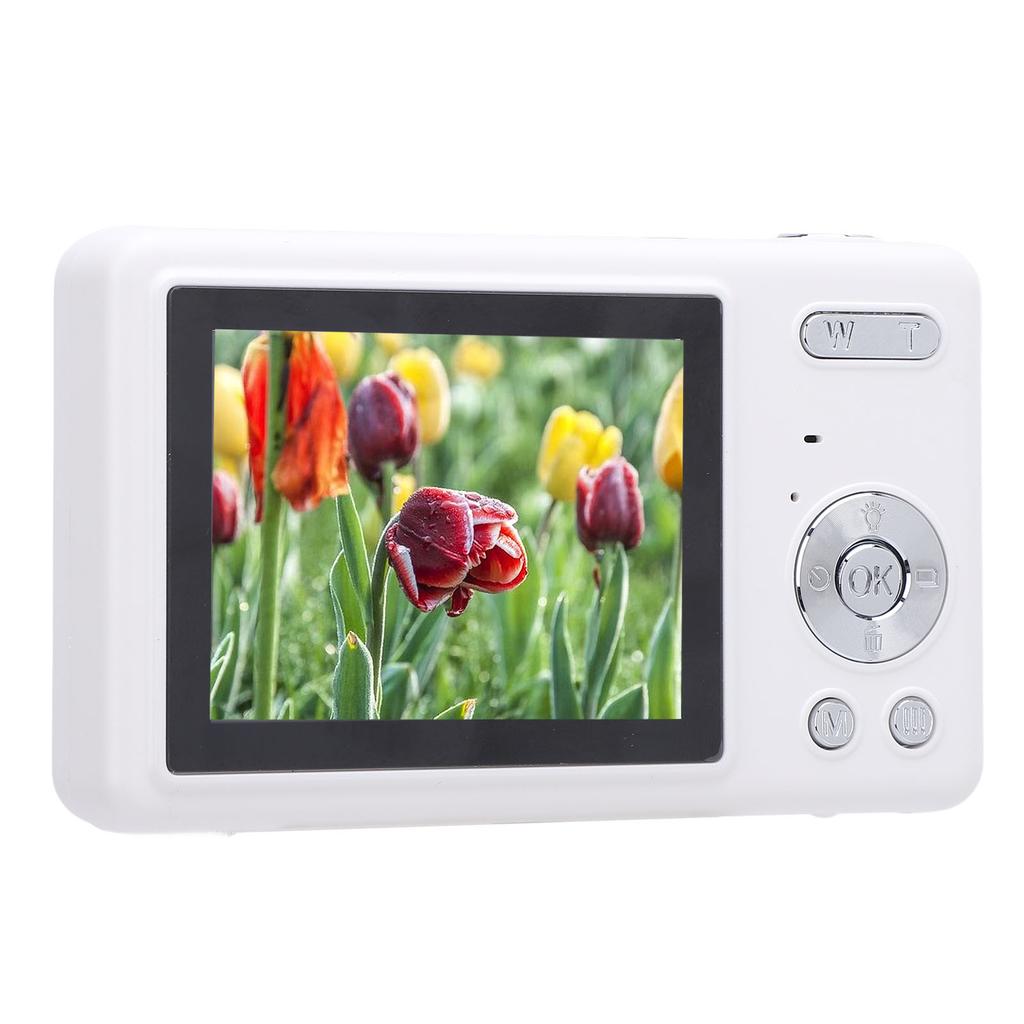 Digital Camera 50MP 4K High Definition 16X Digital Zoom 2.4 Inch IPS Screen Anti Shake Compact Selfie Camera