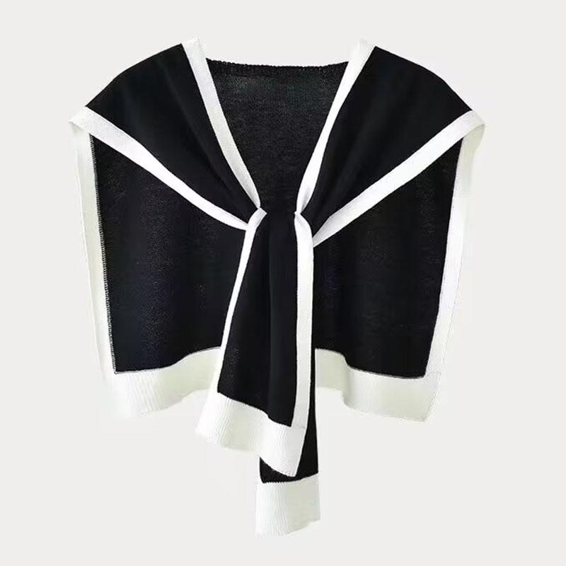 Fashion Warm Fake Collar Scarf Sailor Women Detachable False Collar Shawl Wrap Scarf Tie Women Clothes Neckwear