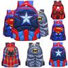 Spiderman Batman 3d Captain America Childrens School Bag Backpack For Boys Kids
