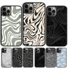 Модный абстрактный арт, линия, волна, чехол для телефона для iPhone 17 Air 15 16e 11 13 14 Pro Max 12 Plus Max Fundas