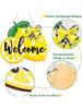 1pc Lemon Wreath Wood Board Decoration Pendant for Home Decoration In Summer