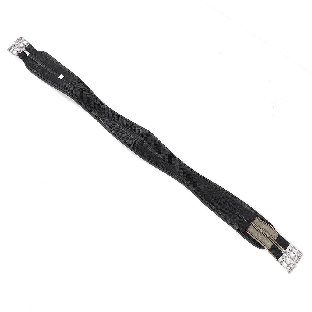 Английская подпруга без натирания Пряжка из нержавеющей стали ПУ кожа Противоскользящая Изогнутая Контурная Подпруга без натирания для Тренировок