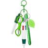 Badge Clip Retractable Ball Pen Set 6-in-1 Multifunction Permanent Marker