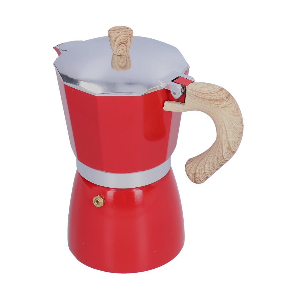 Aluminum Alloy Stovetop Espresso Maker 300ML Capacity Coffee Kettle Coffee Maker  Home Use