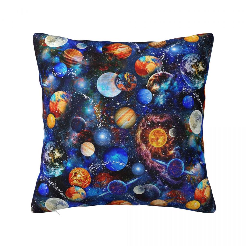 Солнечная Система Космос Планеты Вселенная Квадратная Наволочка Чехол для Подушки Наволочка Чехол для Декоративной Подушки для Дома Спальни Автомобиля
