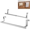Extendable Storage Shelf Storage Rack Door Hook Cabinets Stainless Steel Towels Holder