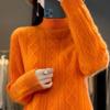 Women Jumper Autumn Winter Sweater Thick Merino Wool Turtleneck Casual Cashmere Knitwaer Pullover Korean Fashion Tops