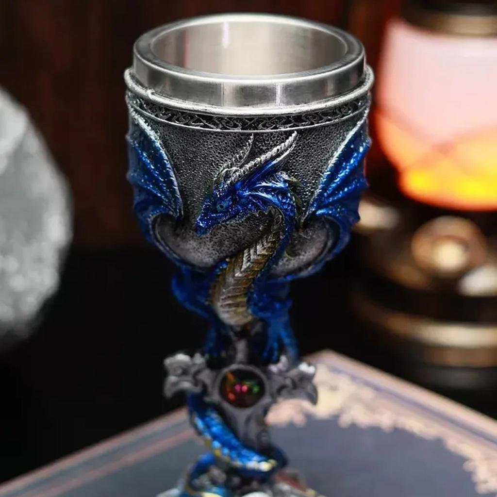 Бокал для красного вина Evil Dragon, бокал для вина из нержавеющей стали, высокие бокалы Dragon