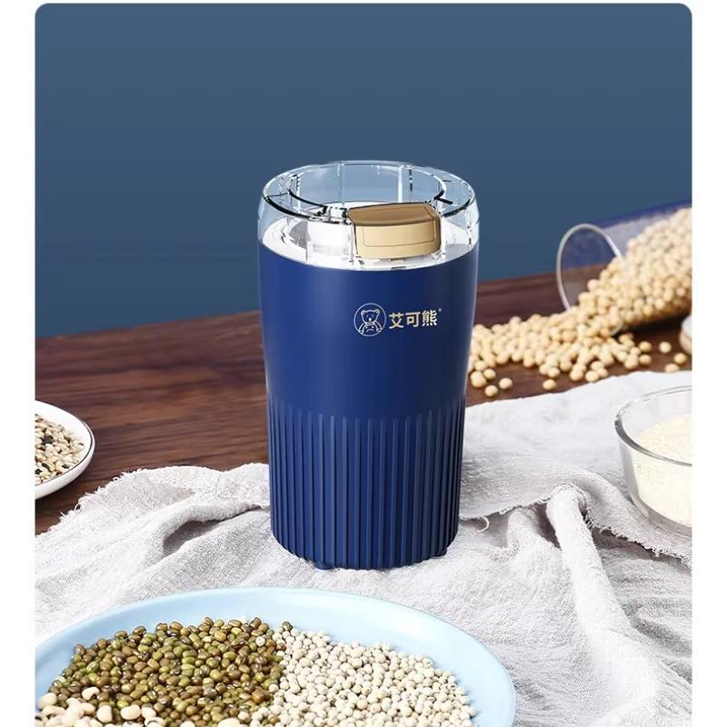 Электрическая мельница 1 шт., небольшая бытовая мельница для измельчения кофейных зерен, перца, зерен, вертикальная портативная измельчитель для еды на вынос