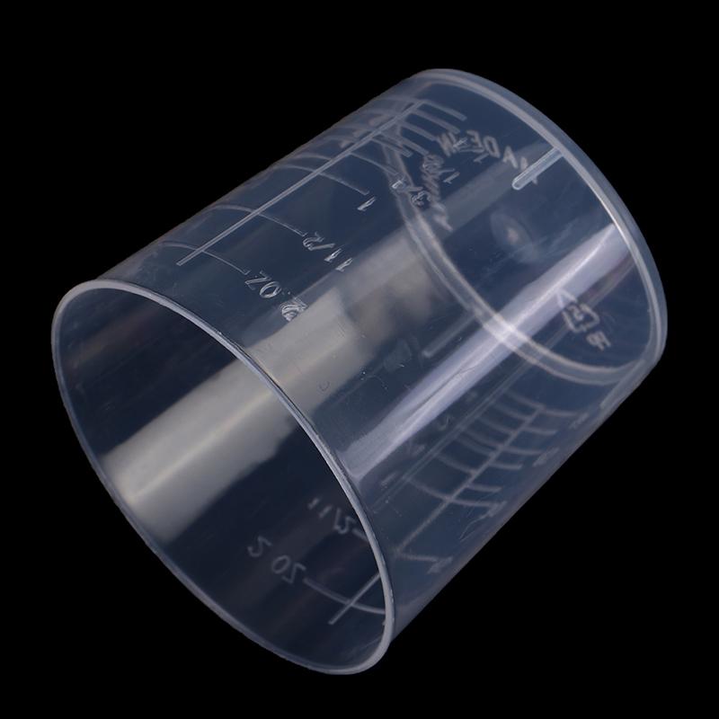 10 шт. 60 мл лабораторный пластиковый мерный стаканчик с прозрачной шкалой