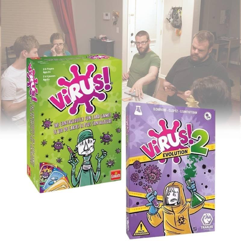 Яркая карточная игра про вирусную инфекцию для семейного веселья и развлекательных посиделок