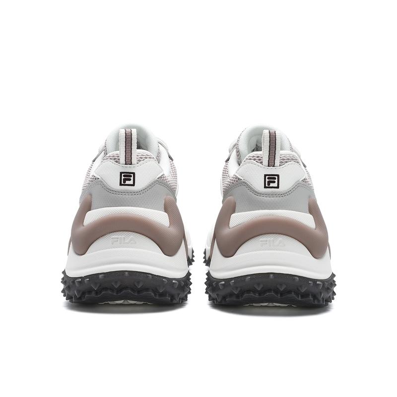 Fila София 3 Кроссовки 'Елочка' Модный тренд Прочные Амортизирующие Низкие Повседневные Кроссовки Женские серо-белые F12W431107FAS