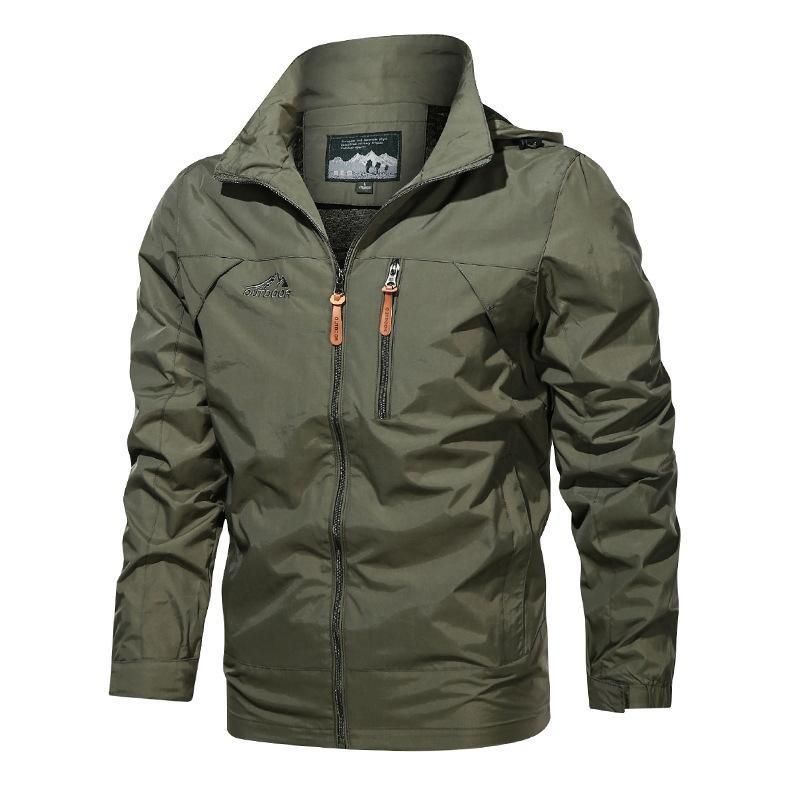 Мужская куртка-бомбер с множеством карманов, легкие летные куртки, повседневная разнообразная куртка в стиле милитари для мужчин, модная ветровка на молнии размера плюс