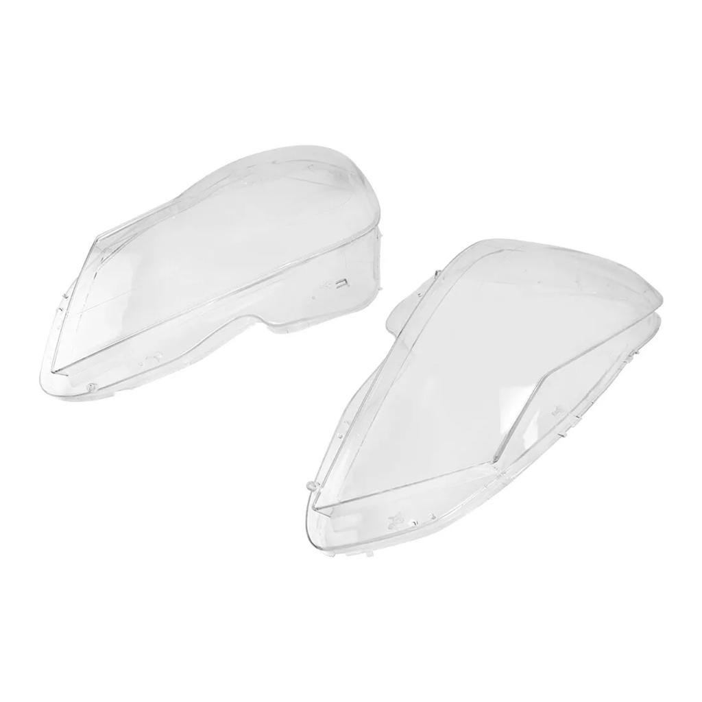 2PCS Front Headlight Lens Cover LampShade For Mercedes Benz C W204 2011-2015
