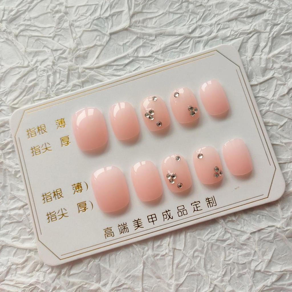 A440-Желейный глиттерный нейл-арт: Сладкие и милые носимые наклейки для ногтей