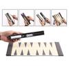 Roll-up Leather Backgammon: Portable Outdoor Travel Game Board | PU Foldable Western Chess Set
