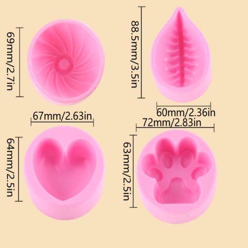 4 шт. штамп для булочек к Празднику середины осени - Традиционная китайская форма для булочек, пресс для пельменей, приспособление для димсамов, пластиковая форма для сяолунбао