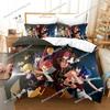 3D-принт аниме Fairy Tail Logo Natsu Комплект постельного белья для мальчиков и девочек Twin Queen Size Пододеяльник Наволочка Детская кровать Взрослый Домашний Текстиль