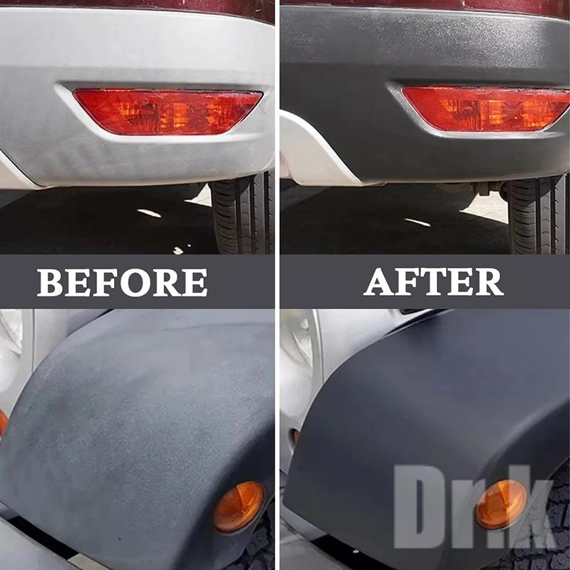 50/100 мл Автомобильный пластиковый восстанавливающий состав для восстановления черного цвета, больше блеска, чистящие средства для автомобиля, долговечное восстанавливающее покрытие для ремонта