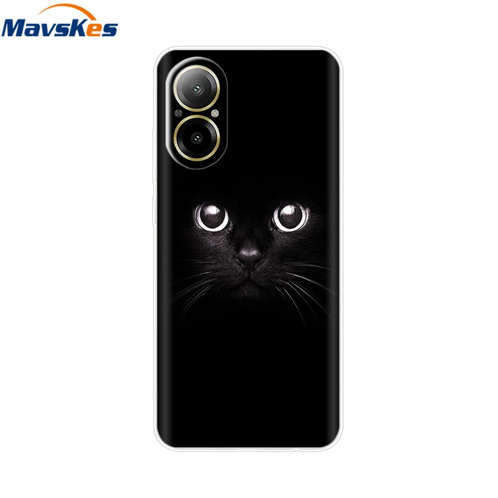 Для Realme C67 4G Чехол RealmeC67 C 67 4G RMX3890 Милые Мягкие Прозрачные Силиконовые Чехлы для Телефона Для Realme C67 4G Защитная Крышка Capa