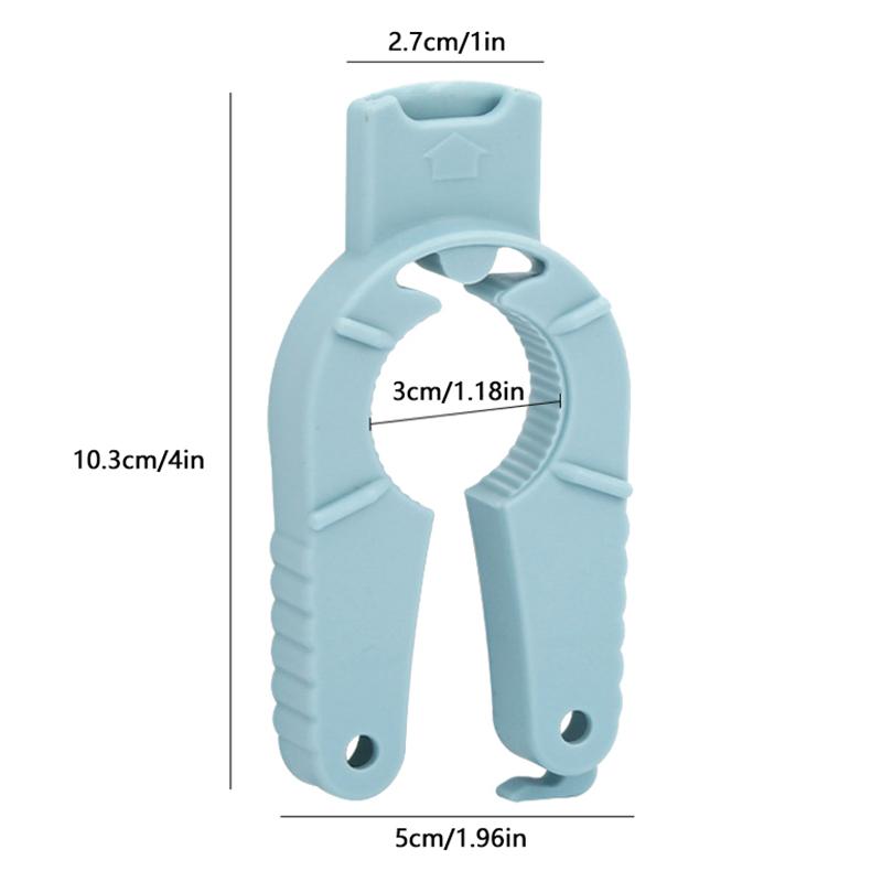 2 шт. Многофункциональная открывалка для бутылок Пластиковая открывалка для банок Захват для бутылок с водой Сниматель крышек для банок Открывашка с кольцом Суп для слабой руки Пожилой