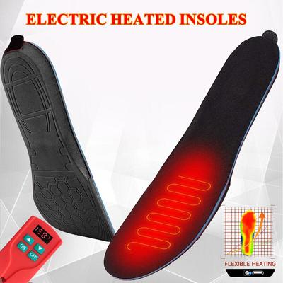 Электрические перезаряжаемые стельки с подогревом 2000 мАч с дистанционным управлением, грелки для ног, подошвы для обуви для мужчин и женщин, зимнее катание на лыжах, рыбалка
