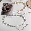 Women's Metal Hollow Circle Waist Chain Belt: All-Match Decorative Accessory for Suits, Sweaters, and Dresses