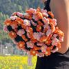 Finished Daisy Bouquet Blanket Fashion Artificial Knitted Blanket  Holiday Gifts