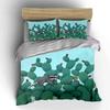 "Whimsical desert harmony." Bedding sets Duvet covers Pillowcases(1* Duvet Cover 2* Pillowcases without duvet insert)