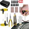 31/29/28/18/7Pcs Car Tire Repair Kit, Puncture Plug Tools Tyre Puncture Emergency For Tire Strips Stirring Glue Repair Tool Kit