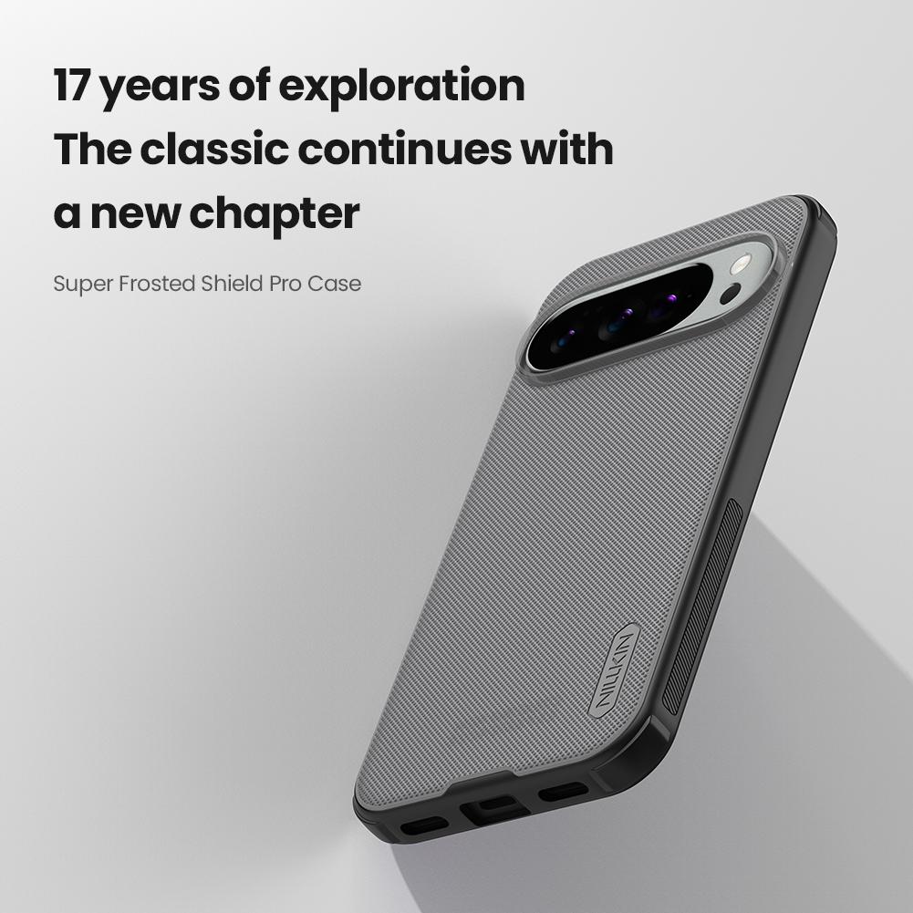 Nillkin Для Google Pixel 10 Pro XL/10 Pro/10/9 Pro XL/9 Pro/ 9 Чехол Super Frosted Shield Pro Жесткая задняя крышка из ПК Защитные чехлы