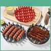 Fryer With Air Silicone Liner Divider Round Hot Dog Cooking Rack Reusable Insert Heatresistant Silicone Grill Accessory
