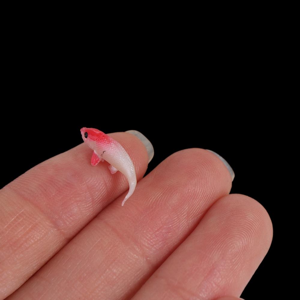 Soft Goldfishes Models Mini Fish Miniature Creative Fish Tank Ornament Landscaping Props