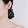 KNOBSPIN D Princess Cut Moissanite Earring s925 Sliver Plated with White Gold Earrings for Women Fine Jewelry
