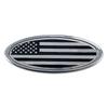 12.5X5CM Car Front Grille Logo Trunk Hood Sticker for Ford Focus Mk3 Fiesta Mk7 Ranger Mondeo Mk4 S-MAX Kuga Edge Transit F150 LL40