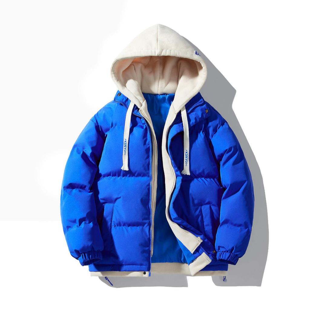 Мужская хлопковая одежда с капюшоном на осень и зиму больших размеров, утепленная теплая хлопковая одежда M-6XL