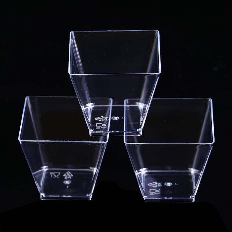 25 шт., 60 мл, одноразовая чашка для десерта, пластиковая чашка для десертного мороженого, в комплекте поставки