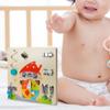 Wooden Busy Board Montessori Educational Fine Motor Skills Preschool Sensory Learning Toy for