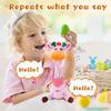 Dancing Giraffe Musical Plush Toy, Recording & Repeating, for 6–12M Babies – Compatible with Valentines Day Gifts