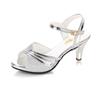 Fashion Summer High Heels Sandals Women Heeled Shoes Peep Toe Fashion Brand Women Sandals Casual Lady Heels 6cm Gold Silver
