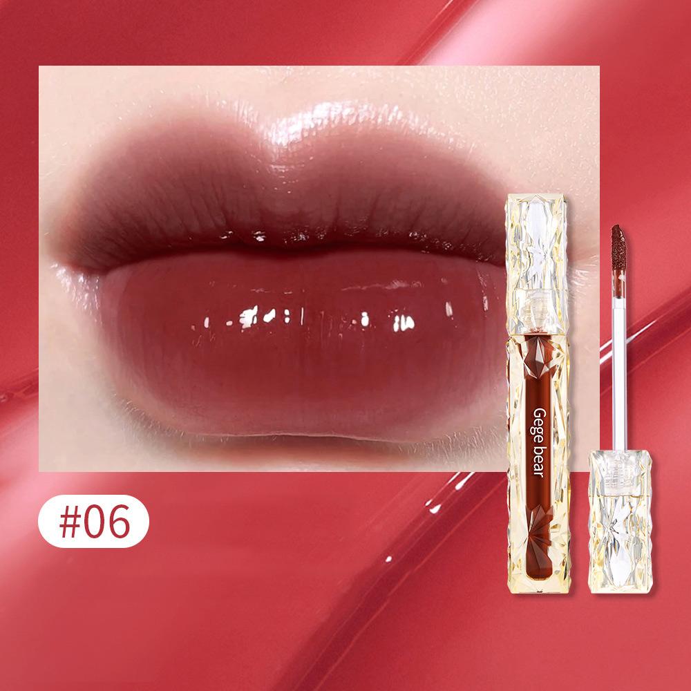 GEGE BEAR Зеркальная помада для губ Lip Glaze Korean Plumping Gloss Lipstick