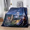 Frieren Himmel Plush Blanket,  Immortal Romance Valentine's Day, Suitable for The Living Room and Bedroom, Warm and Soft.