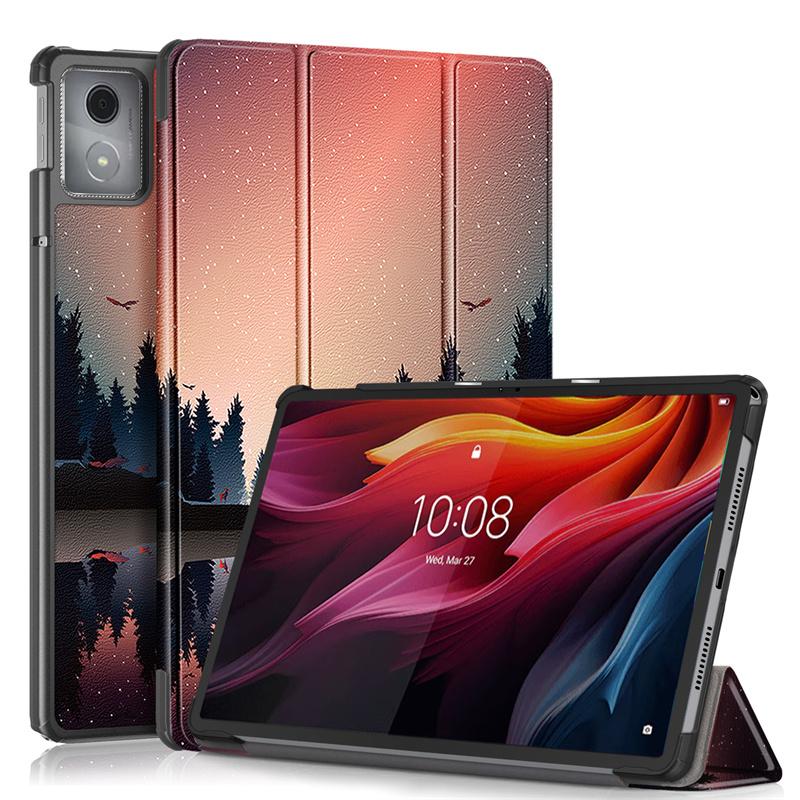 For Lenovo Tab K11 Plus Case 11.45 Fashion Paint Smart Leather Cover For Funda Lenovo Tab K11 Plus 11.45 inch tb352fu Case Coque