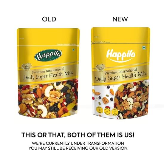 Happilo Premium International Daily Super Health Mix 160 г | Премиальная смесь суперпродуктов из орехов, семян, сухофруктов и многого другого | Идеальная закуска для вечеринки